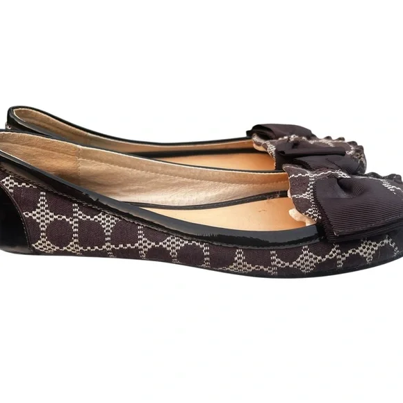 Kate spade Elegant brown Bow Flats - Picture 6 of 11